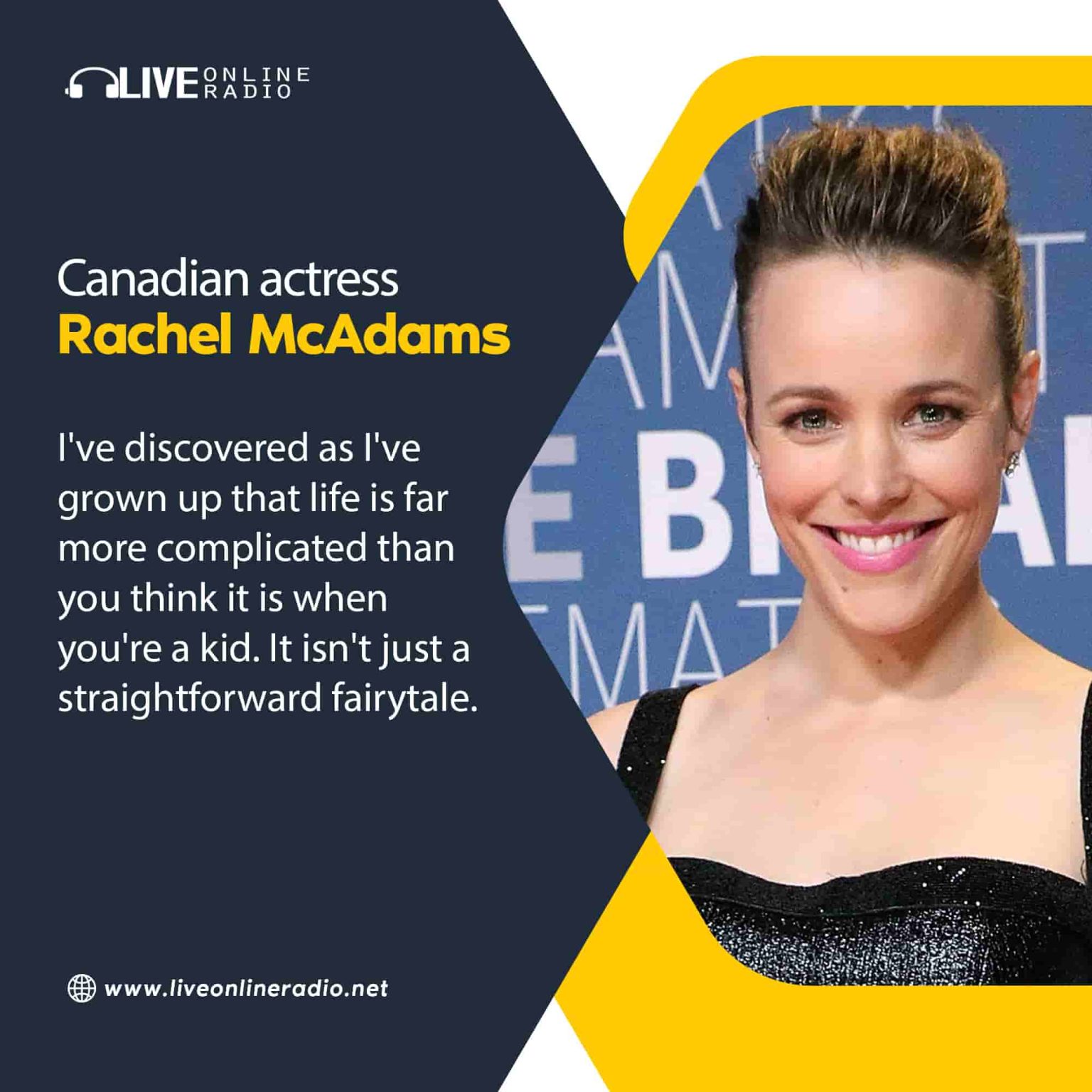 Rachel McAdams: Birthday - Live Online Radio Blog