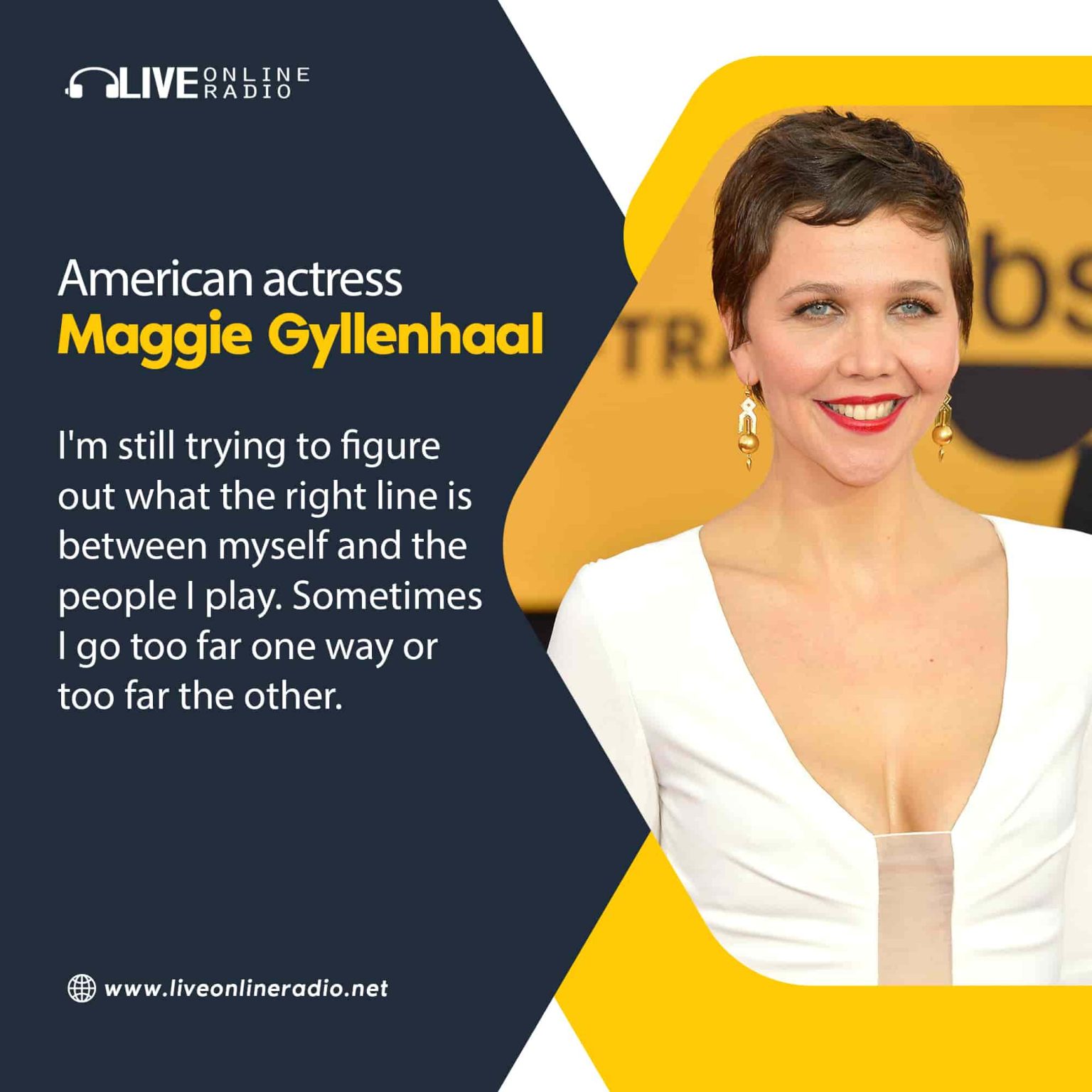 Maggie Gyllenhaal: Birthday - Live Online Radio Blog