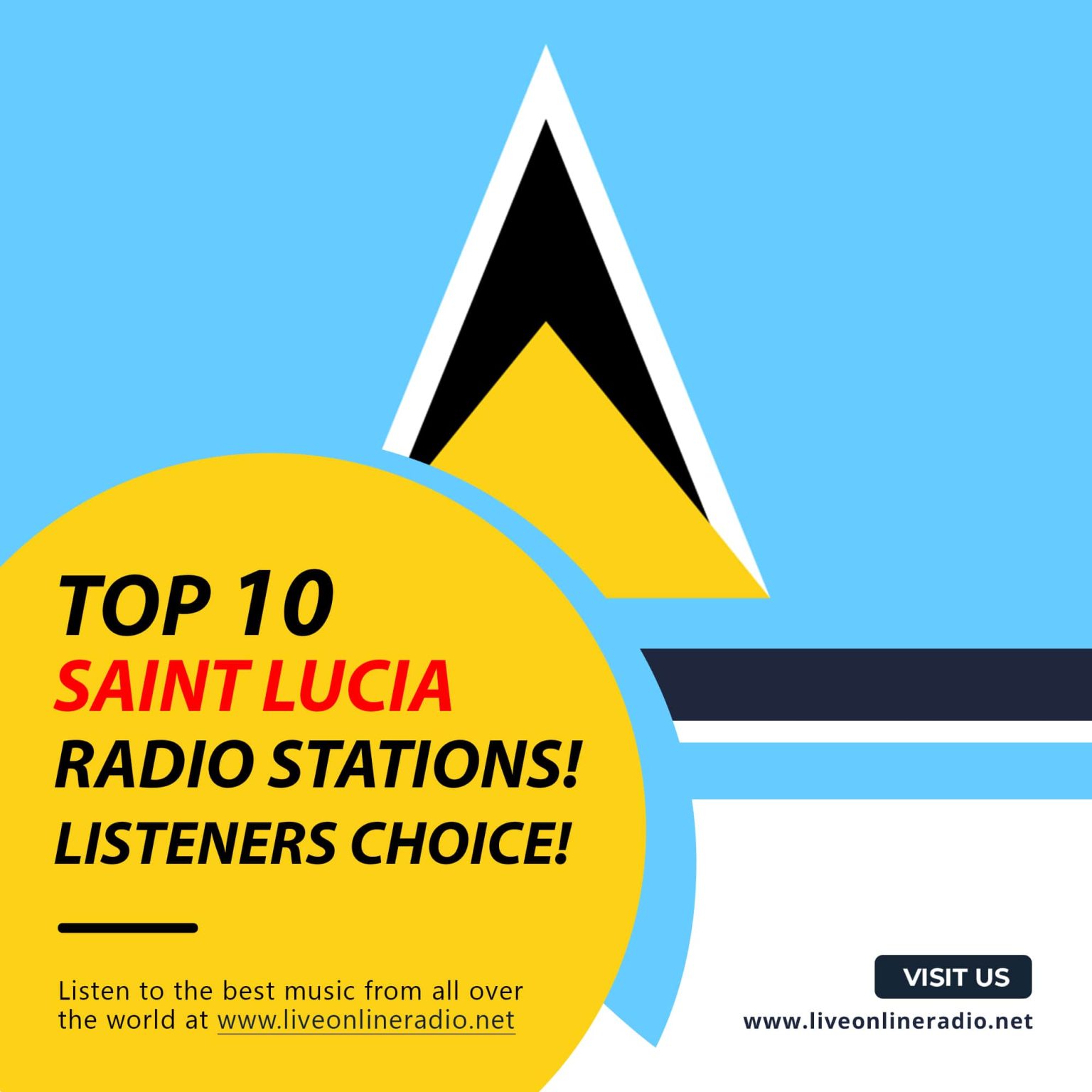 Top 10 Saint Lucia radio Live Online Radio Blog