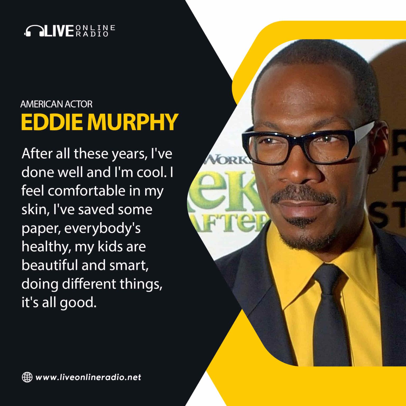 Eddie Murphy: Birthday - Live Online Radio Blog
