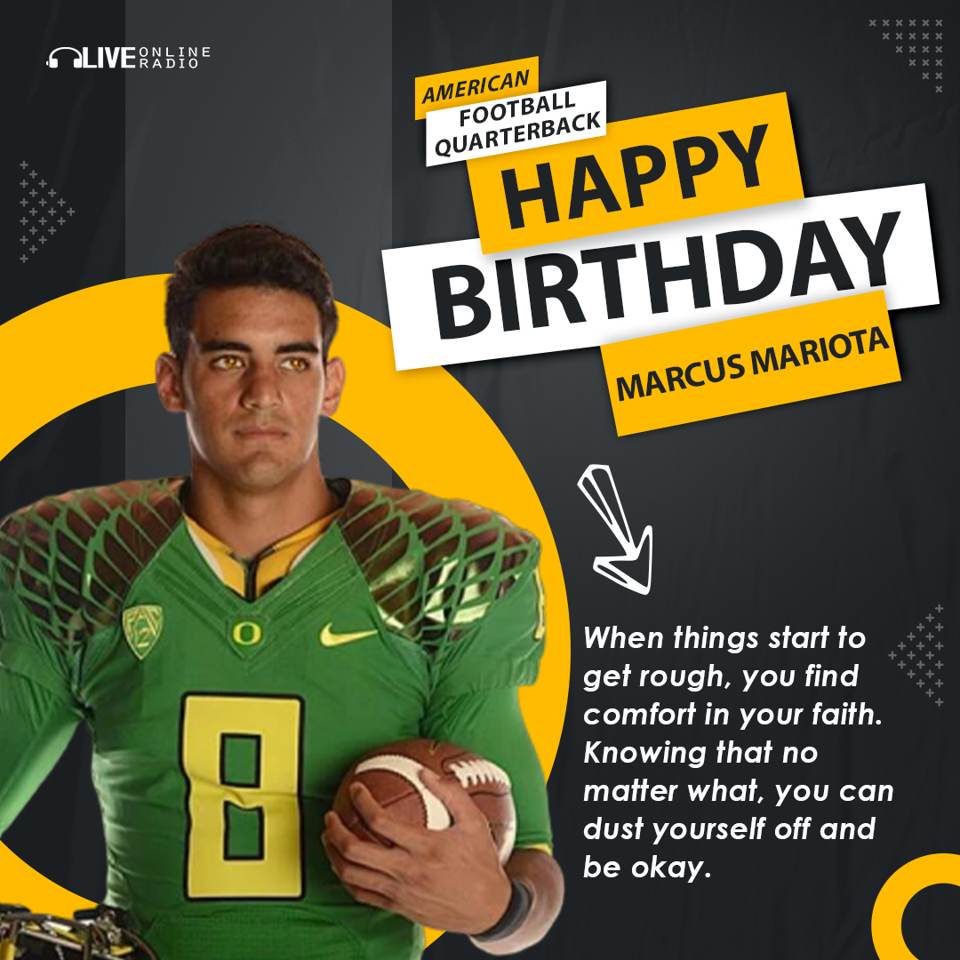 Happy Birthday, Marcus Mariota 