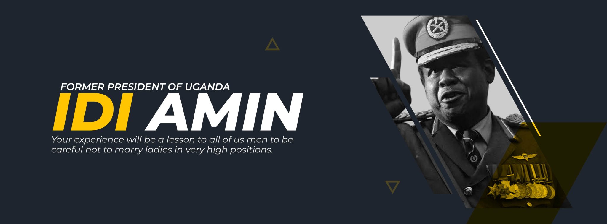 Inspiring quotes by Idi Amin - Live Online Radio Blog
