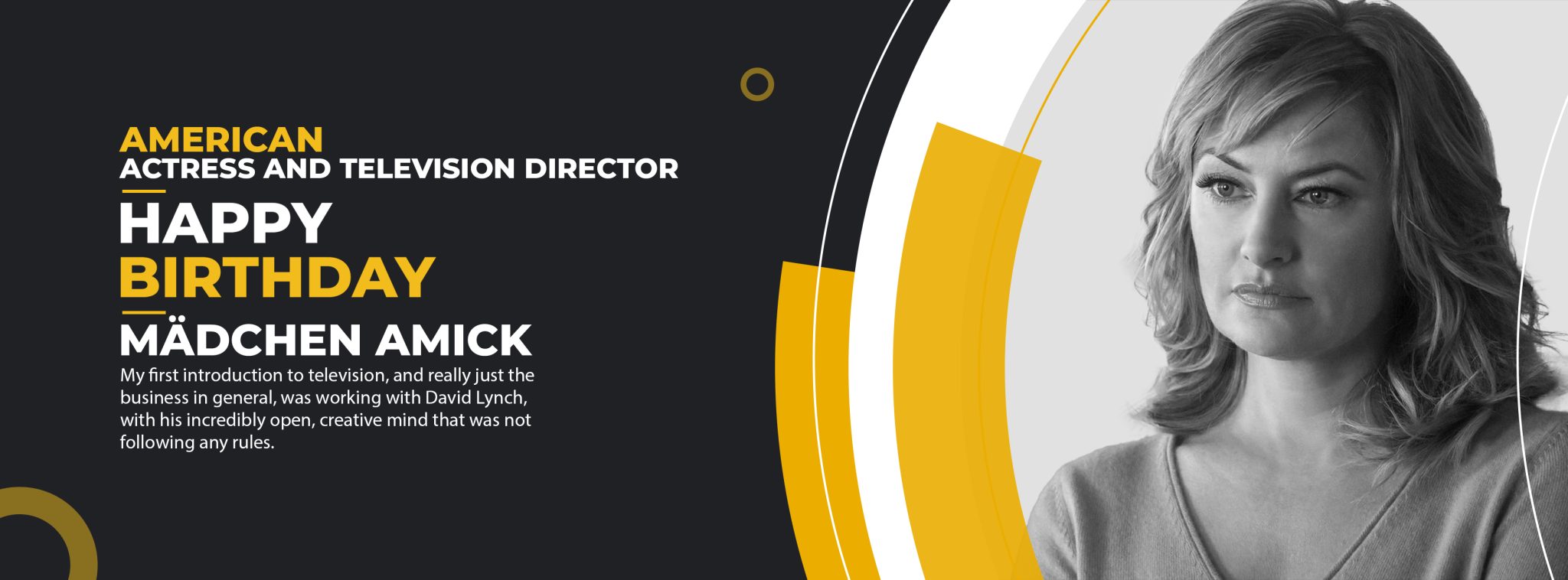 Mädchen Amick: Birthday - Live Online Radio Blog