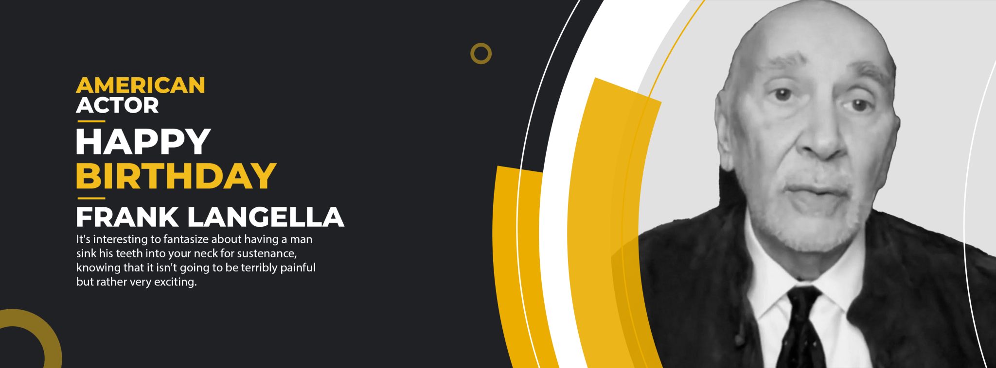 Frank Langella: Birthday - Live Online Radio Blog